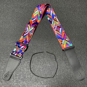* prompt decision * new goods!! guitar strap many color ( ethnic pattern ) *