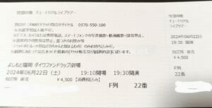 チュートリアルライブツアー 恍惚の暁 福岡公演　6/22 19:30開演