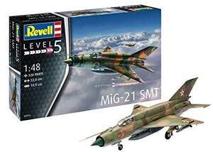 ドイツレベル 1/48 ソビエト空軍 ミグ MiG-21 SMT プラモデル 03915