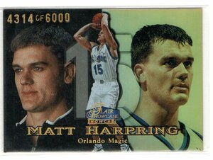 Matt Harpring 1998-99 Flair Showcase Row1 Rookie #75(4314/6000)