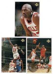 Michael Jordan Upper Deck GOLD 3cards