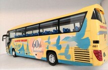 フジミ模型 1/32はとバス60周年記念号・ブルーバージョン(いすゞガーラSHD)素人組立品_画像2