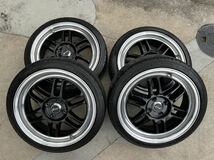 ステルスレーシング コマンダー01 16インチ 5.5J+43 4穴 PCD100 165/45R16 中古4本セット_画像1