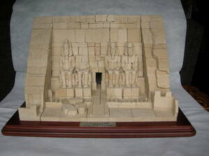 【エジプト　アブ・シンベル神殿 模型(レプリカ)　スケール：1/168　インテリア、置物】