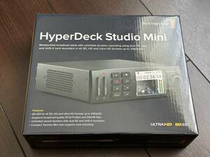 Blackmagic Design HyperDeck Studio Mini complete operation goods 1 jpy start ③