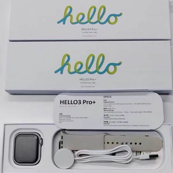 特売最新発売HELLOW3 Pro+ Series9 AMOLEDスクリーン2.02インチ BT通話ワイヤレス充電