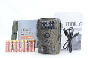 【新品未使用】TRAILCAMER トレイルカメラ HC-802 防犯カメラ 防水 防塵 暗視機能 5800万画素 単三電池使用 光学美品＃K1172405005Y 