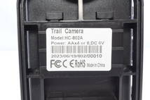 【新品未使用】TRAILCAMER トレイルカメラ HC-802 防犯カメラ 防水 防塵 暗視機能 5800万画素 単三電池使用 光学美品＃K1172405005Y _画像6