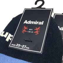 【新品】Admiral メッシュ スニーカー ソックス ４足 紳士 25-27cm メンズ 綿混 送料無料ｓ② 福助 アドミラル ドライタッチ_画像2