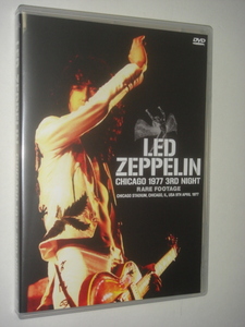 LED ZEPPELIN ★ CHICAGO 1977 3rd Night -Rare Footage- ★【DVD】