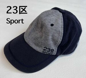 23区　sport ゴルフ　キャップ　帽子　メンズ　23区GOLF