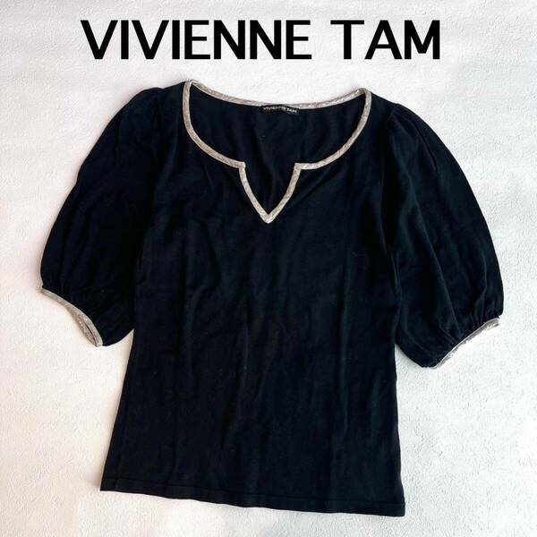 ヴィヴィアンタム　VIVIENNE TAM トップス　半袖　プルオーバー　半袖ニット　カットソー