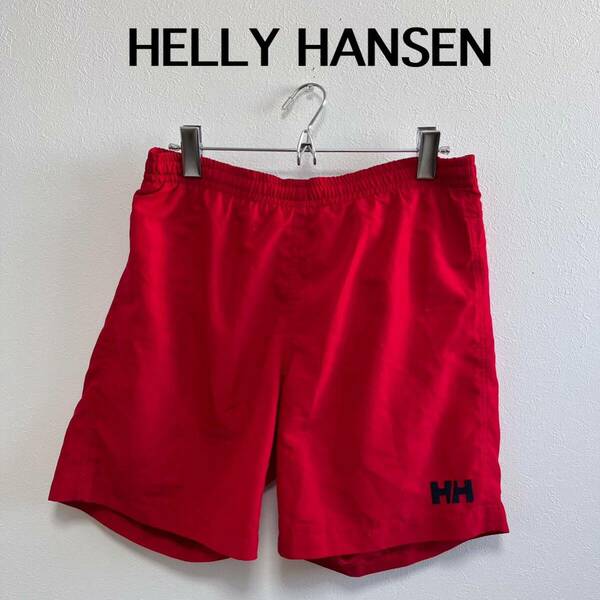 ヘリーハンセン　水着　パンツ　水陸両用　メンズ　ショートパンツ　ハーフパンツ　レッド　赤　M HELLY HANSEN