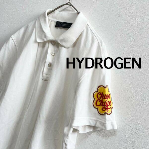 HYDROGEN ハイドロゲン　半袖　ポロシャツ　トップス　シャツ　ゴルフ ボタンダウンシャツ XL LL ゴルフウェア　チュッパチャプス