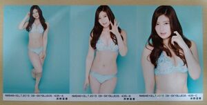 【難有】NMB48 B.L.T. 2015 08 SKYBLUE 生写真／岸野里香／コンプ