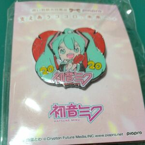 赤い羽根募金2020年　初音ミクピンバッジ