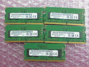 247 Micron Note for 8GB PC4-3200AA 5 pieces set operation OK