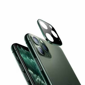 iPhone11Pro/Max ガラス タイプ カメラ カバー 青 433