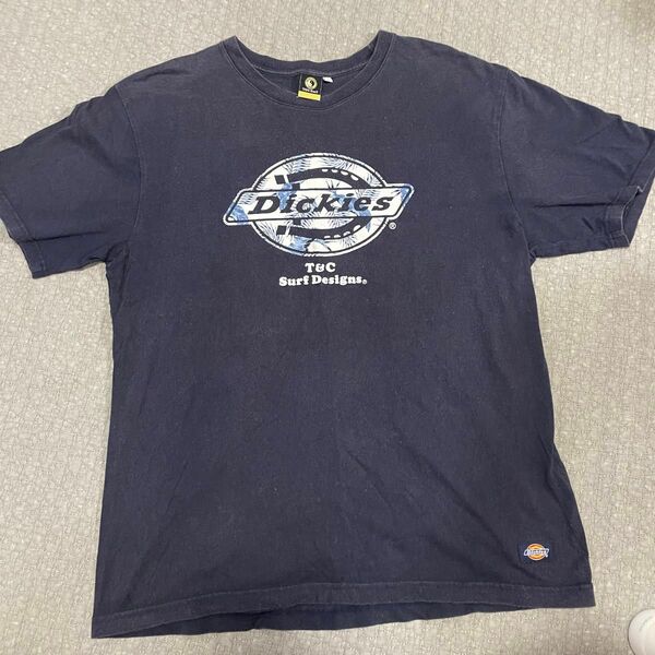 dickies t&c タウカン　コラボ　tシャツ XL ネイビー