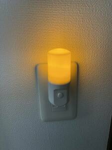 屋内照明 ナイトライト スイッチ式 PM-LSW1(AM)_LEDスイッチ付ライト ホワイト_ELPA（エルパ・朝日電器）