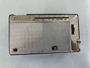 [ junk ] National transistor radio AT-290 antique 