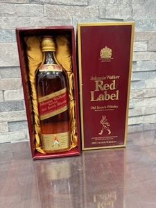 1.Johnnie Walker ジョニーウォーカー 赤ラベル レッド ウイスキー特級 760ml 43% 箱付き・未開栓！ 