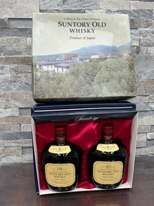 1. Suntory OLD WHISKY サントリー オールド ウイスキー 750ml 43% 2本セット 未開栓！送付先千葉県内限定