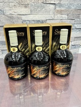 1.そごう SUNTORY WHISKY RESERVE サントリー スペシャルリザーブ ウイスキー特級 70周年記念ボトル 760ml 43% 3本セット 未開栓！_画像1