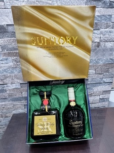 1.SUNTORY SPRSR サントリー ローヤル 720ml 43%＆リザーブ 760ml 43% ウイスキー特級 2本セット 未開栓！送付先千葉県内限定 