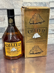 1.CUTTY 12年 カティー スコッチ ウイスキー 従価 750ml 43% 箱付き・未開栓！