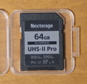Nextorage SDXC UHS-II Pro 64GB V90 NX-F2PRO64G
