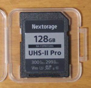 Nextorage SDXC UHS-II Pro 128GB V90 NX-F2PRO128G
