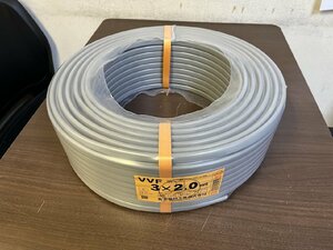  new goods 2024 year 5 month Fuji electric wire VVF cable 600Vbiniru isolation biniru sheath cable flat shape 3C×2.0mm×100m 3 core ×2.0mm×100m 42