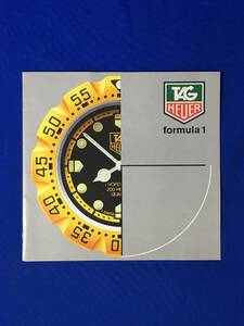 D1460ア●【英語カタログ】 「TAG HEUER formula 1」 1991年1月 全10ページ タグ・ホイヤー/日本語価格表付/F1レース/仏語/独語/レトロ