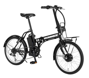 【訳アリ新品・完組送料無料】HUMMER E-bike　N-DROHM20★ハマー ワンモード　電動アシスト自転車 ８．５A★保証有★20インチ 折り畳み