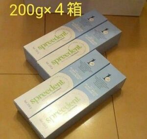 新製品　Amway アムウェイ スプリーデント フッ素配合 歯磨き粉 200g× 4本　新品