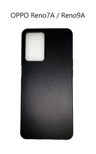 OPPO Reno7A / Reno9A black color mat non lustre TPU case 