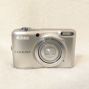 【完動品、送料込】 Nikon COOLPIX L30 ニコンクールピクス 単3電池2本で撮影可能 の画像1