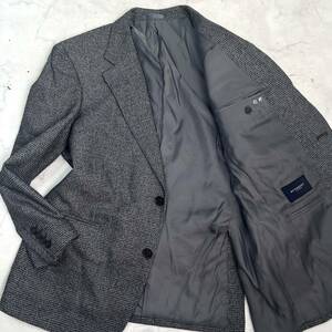 [L] ultimate beautiful goods Burberry cashmere . tweed tailored jacket gray series 2B men's M~L autumn winter total reverse side BURBERRY LONDON