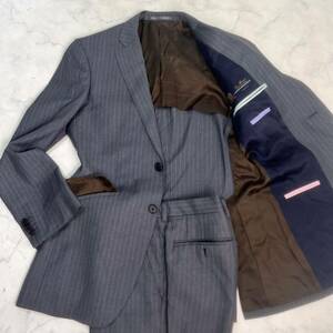  Paul Smith super120*s костюм выставить верх и низ tailored jacket серый полоса необшитый на спине временный порез перо M соответствует мужской Paul Smith