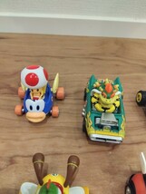 マリオカート プルバックカー スーパーマリオ　 フィギュア プルバックカー 5体セット 未使用　動作確認　匿名配送送料込み　ヤマト　②_画像4