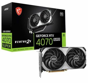 RTX4070 SUPER、即発送、新品未使用未開封、納品書つき