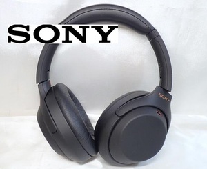 5174[A]綺麗♪動作品!!【SONY◆ソニー】WH-1000XM4/ワイヤレス/ノイズキャンセリング/ヘッドホン ステレオヘッドセット/黒 ブラック