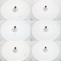 5194[A]【WEDGWOOD◆ウェッジウッド】フロレンティーン ターコイズ/スーププレート 深皿 パスタ皿 6枚セット/直径：約20ｃｍ/洋食器_画像8
