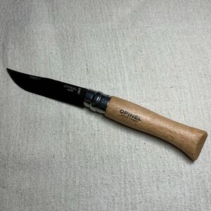 1回使用美品　オピネル OPINEL ナイフ ステンレス No.9 折り畳みコンパクト