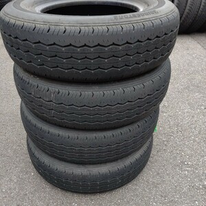 中古 夏タイヤ ブリヂストン エコピア RD613 195/80R15 107L 2022年製