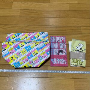 afternoon tea ふきん2枚組　SNOOPY 保冷バック 31アイスおまけ マスクケース　未使用品 ローソン限定品