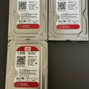 WESTERN DIGITAL WD10EFRX WD Red 3個セット