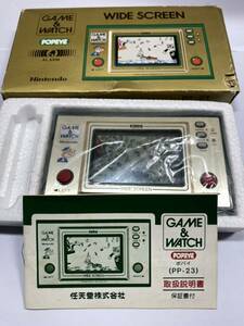 ニンテンドー ゲームウォッチ ポパイNintendo GAME WATCH レアゲームウォッチ ワイドスクリーン 