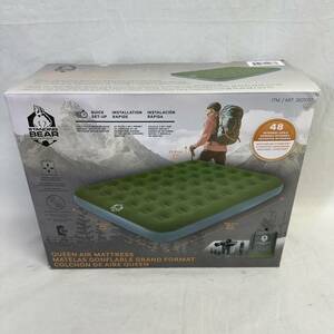 【未使用品】　STANDING BEAR　スタンディングベア　QUEEN AIR MATTRESS　エアマットレス　クイーンサイズ　電動ポンプ付き